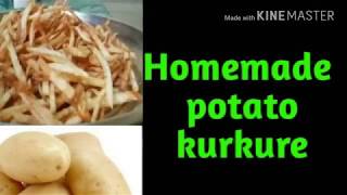 #హోమ్ మేడ్ పొటాటో కుర్ కురే || #Homemade potato kurkure || All is well creations  #Tintu Bantu