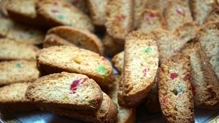 Homemade Candied Fruit Biscotti, Fekkas Recipe Moroccan Sweets (Sout Titres Francais)