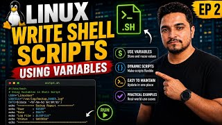 Master Variables in Shell Script | Real Examples + Hands-on Practice 🔥