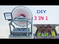 DIY Camping Fan, Powerbank, Ledlight 3 in 1