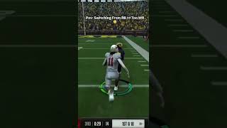 Pov: Switching From RB Too WR😅 #NCAA🫰🏾 #CFB25❗️ #Indiii2K💕 #YTShorts💥