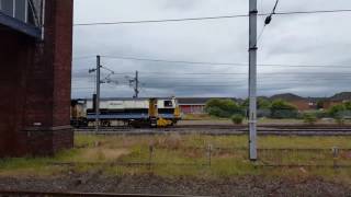 VolkerRail tamper DR75402 working the 6J38 Durham to Holbeck locosidings