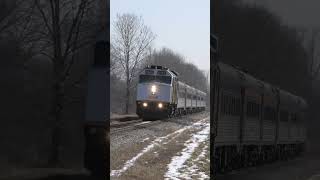 Via Rail Arriving In Windsor, Ontario. #yqg #viarail #windsor #trains