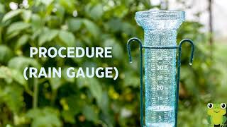 RAIN GAUGE VIDEO (KAS 3723)