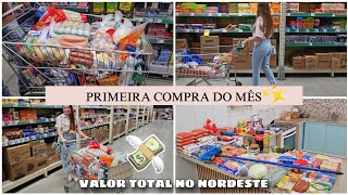 PRIMEIRA COMPRA DO MÊS DE 2025 | VALORES? VLOG NO SUPERMERCADO