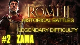 BATTLE OF ZAMA - Legendary Difficulty - Historical Battle for Rome 2