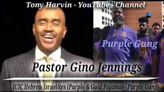Pastor Gino Jennings - IUIC Hebrew Israelites (Purple & Gold Pajamas - Purple Gang)