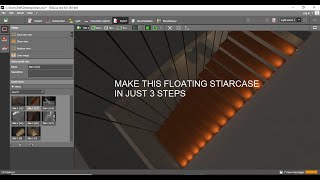 Make Floating Staircase in just 3 STEPS