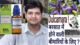 Dulcamara ! Homeopathic Medicine Dulcamara ? for Diseases of rainy season & Damp Weather !!