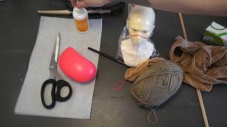 Part 2: Bjd wig making, the long version