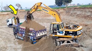 Jcb Daewoo 170W3 Fully Loading Mud in Truck