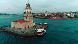 İstanbul Kız Kulesi Muhteşem 4K Drone Görüntüleri / Maiden's Tower