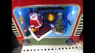 animated christmas radio scene at canadian tire 2024