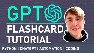 Study Using ChatGPT Flashcards | Python Coding Tutorial
