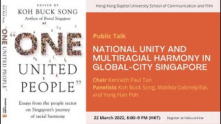 Book Talk: One United People - National Unity and Multiracial Harmony in Singapore