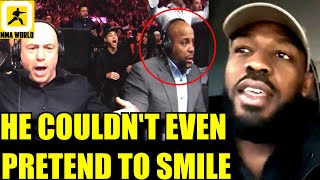 Jon Jones reacts to Daniel Cormier's subdued LIVE Reaction to his win at UFC 285,Miocic on Jon, MMA