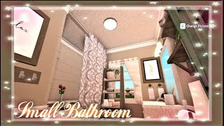 Bloxburg 2x2 Realistic Ideal Bathroom Speed Tutorial