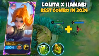 LOLITA x HANABI THE DOU COMBO VERY HIGH WHITE BLOOD!! LOLITA BEST BUILD & EMBLEM