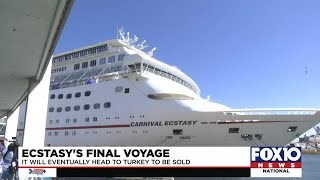 Carnival Ecstasy's final voyage