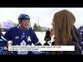 toronto maple leafs alumni laced up for annual outdoor game