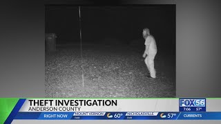 Anderson County deputies ask for help ID person in theft