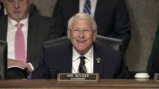 Senator Wicker Leads Armed Services Republicans in Confirmation Hearing of Pete Hegseth