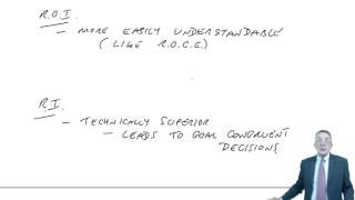 ACCA F5 Divisional performance measurement - Return on Investment (ROI)  vs Residual Income (RI)