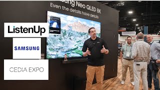 Samsung Neo QN990 Sneak Peak at CEDIA |  New 98-inch QLED 8K TV