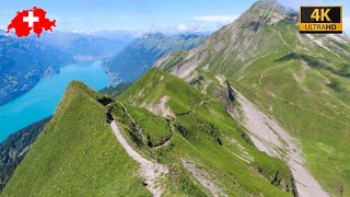 Switzerland - Epic Ridge Hike From The Top Of Brienzer Rothorn #rothornbahn #brienzerrothorn #brienz