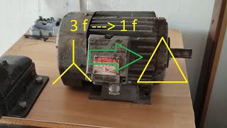 Jak zapojit třífázový motor na jednu fázi