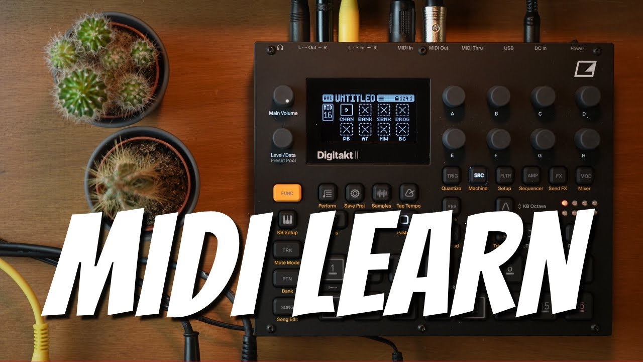 Digitakt 2 Midi Setup Youtube