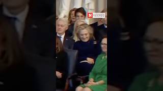 Hillary Clinton Laughs At Trump's 'Gulf of America' Promise At Inauguration