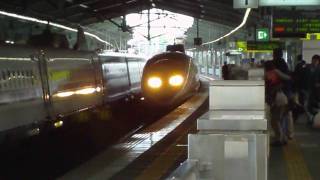 500系こだま　745号　V5　＠新神戸駅　入線シーン　2010/04/05