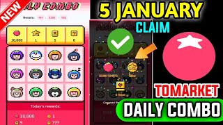 🍅Tomarket Airdrop Combo 5 January | Tomarket Daily Combo Today | Tomarket SnapShot 5 January 💸