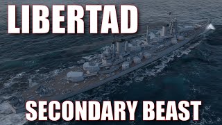 Libertad Pan American Secondary Battleship World of Warships Preview