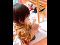 【1歳2ヶ月】積み木できたよ😊