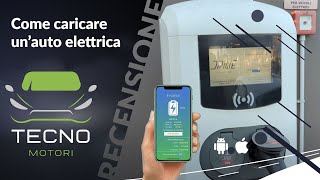 Come ricaricare un'auto elettrica alla colonnina con NEXTCHARGE e DRIWE!