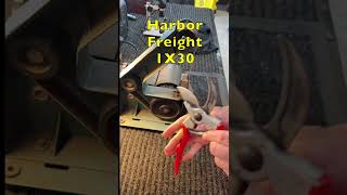 Sharpening Pruning Shears on a Harbor Freight 1x30 Belt Sander #sharpening