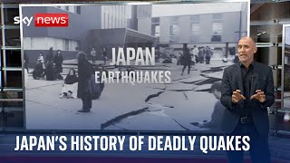 Japan's history of deadly earthquakes and tsunamis