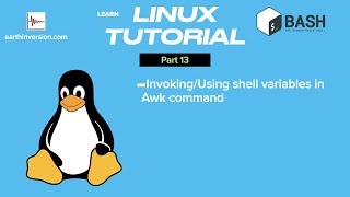 Linux Tutorial Part 13: awk and shell variables