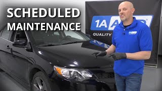 Scheduled Maintenance on Toyota Camry Sedan 2011-19