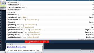 Method get Invoice Java Swing
