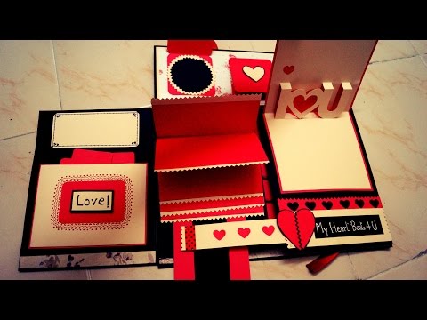folding scrapbook instructions Diy crafts diy photo album for boyfriend how to make a folding.