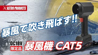 暴風で吹き飛ばす!!　DC18V 暴風機 CAT5（限定）