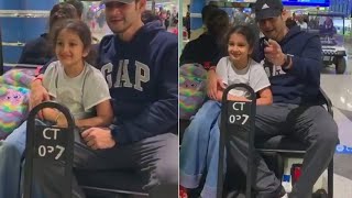 Mahesh Babu Making Fun With His Daughter Sitara At Airport | Daily Culture