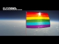 american charity sends lgbt rainbow flag into stratosphere