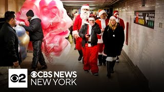 MTA, NJ Transit banning alcohol, beverages during NYC SantaCon Saturday