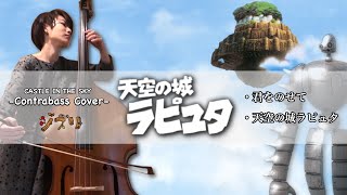 【天空の城 ラピュタ・メドレー】演奏動画【コントラバス】CASTLE IN THE SKY/Joe Hisaishi