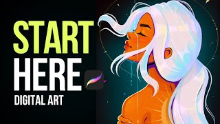 START HERE with Digital Art | Step by step Tutorial