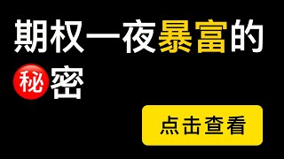 期权交易一夜暴富的秘密，以小博大，助你成为百万富翁的深虚期权（第132期）